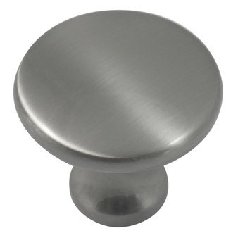 Laurey Kensington Round Cabinet Knob 1-3/8 in. D .85 in. Brushed Satin Nickel 1 pk