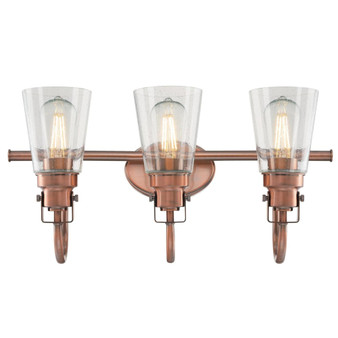 Westinghouse Ashton 3-Light Washed Copper Wall Sconce