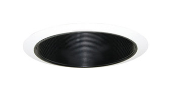Halo Matte Black/White 6 in. W Metal Coilex Baffle Trim 310 W