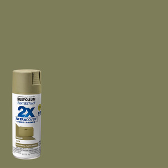 Rust-Oleum Painter's Touch 2X Ultra Cover Satin Oregano Paint+Primer Spray Paint 12 oz
