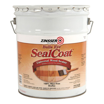 Zinsser Bulls Eye SealCoat Clear Sanding Sealer 5 gal