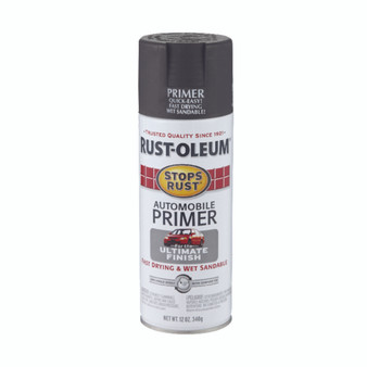 Rust-Oleum Stops Rust Dark Gray Flat Oil-Based Alkyd Spray Primer 12 oz