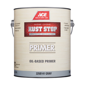 Ace Rust Stop Gray Oil-Based Enamel Rust Preventative Paint 1 gal