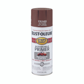 Rust-Oleum Stops Rust Red Flat Oil-Based Alkyd Automotive Spray Primer 12 oz