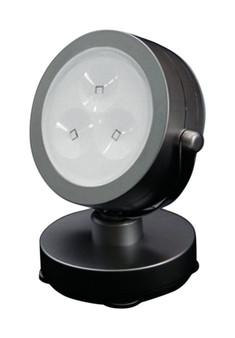 Rite Lite 3 in. L Silver Plug-In LED Accent Light 58 lm