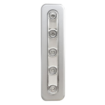 Globe Electric 7 in. L Silver Battery Powered LED Strip Light 20 lm