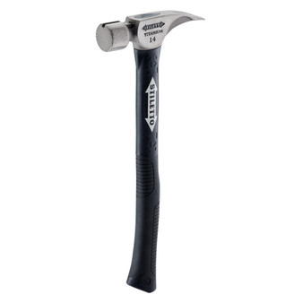 Stiletto 14 oz Milled Face Framing Hammer 16 in. Titanium Handle