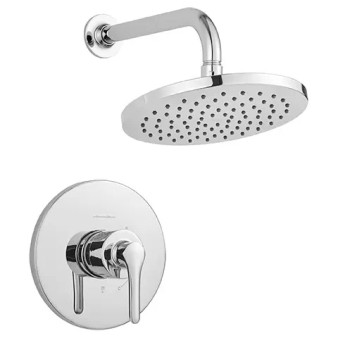 Studio® S 1.8 gpm/6.8 L/min Shower Trim Kit With Rain Showerhead, Double Ceramic Pressure Balance Cartridge With Lever Handle