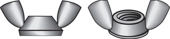 Hillman 10/24 in. Zinc-Plated Steel SAE Wing Nut 100 pk