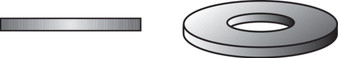 Hillman Hot Dipped Galvanized Steel 3/8 in. USS Flat Washer 100 pk