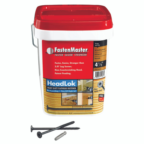 FastenMaster HeadLok No. 10 X 4.5 in. L Spider Epoxy Wood Screws 250 pk