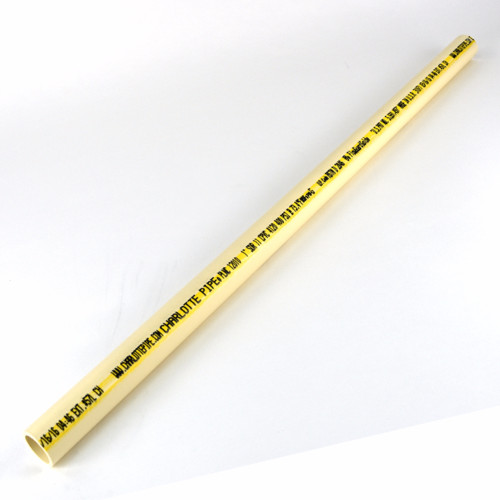 Charlotte Pipe Schedule 40 CPVC Pipe 1 in. D X 2 ft. L Plain End 600 psi