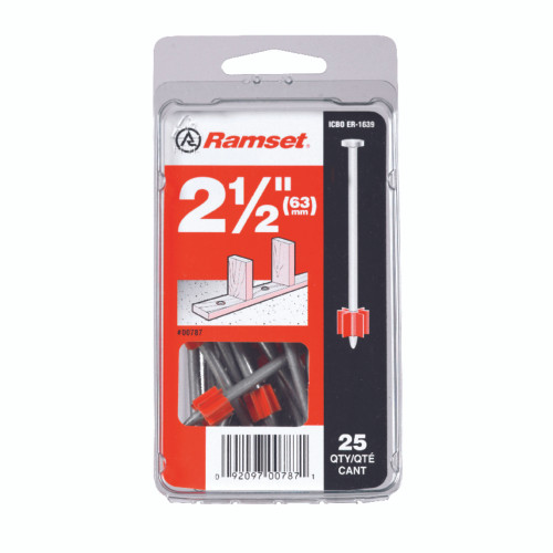 Ramset 0.3 in. D X 2-1/2 in. L Steel Hollow Head Anchor Bolts 25 pk