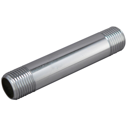 Plumb Pak 1/2 in. IPS in. X 1/2 in. D IPS Polished Chrome Brass Pipe Nipple 4 in. L