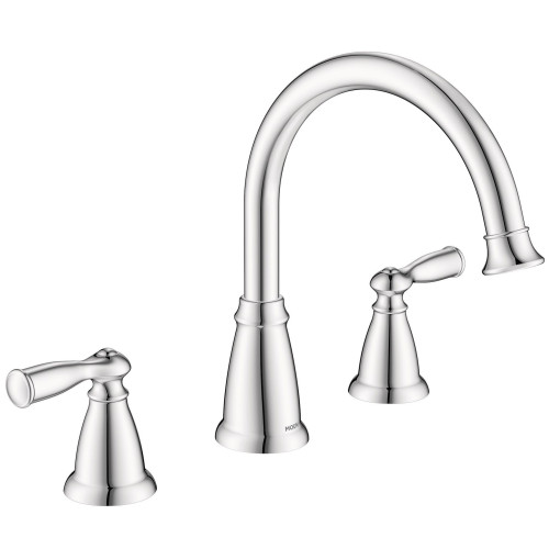 Moen Banbury 2-Handle Chrome Fixed Mount Tub Faucet