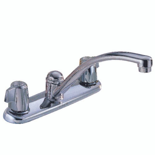 Delta Classic Two Handle Chrome Pull-Down Kitchen Faucet