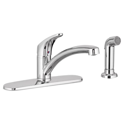 American Standard Colony Pro One Handle Polished Chrome Motion Sensing Kitchen Faucet Side Sprayer I