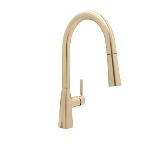 Huntington Brass One Handle Satin Brass Pull-Down Kitchen Faucet
