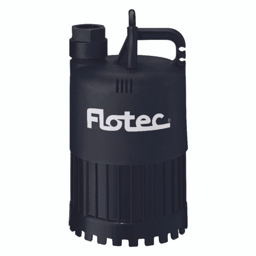 Flotec 4/10 HP 3000 gph Thermoplastic Switchless Switch Bottom AC Submersible Utility Pump