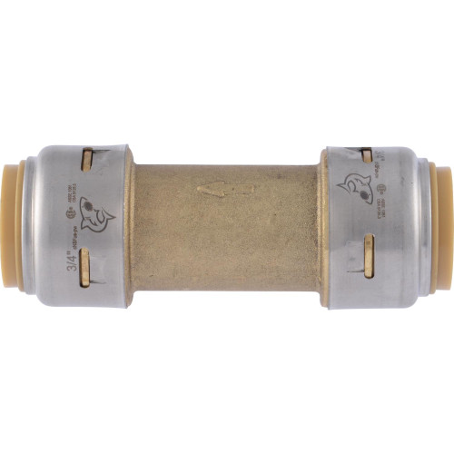 SharkBite 3/4 in. D X 3/4 in. D Brass Spring Loaded Check Valve