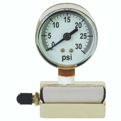 Sioux Chief 2 Inches in. Polycarbonate Pressure Gauge 30 psi