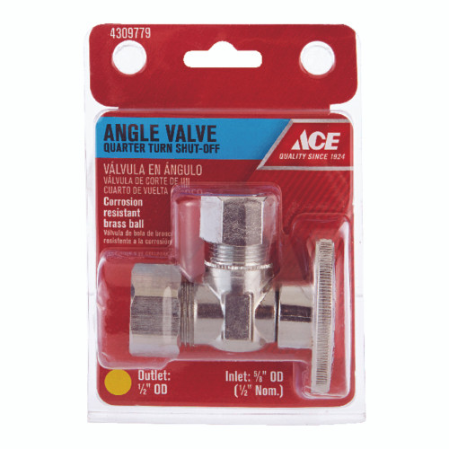 Ace Compression Compression Brass Shut-Off Valve