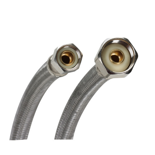 Fluidmaster 3/8 in. Compression X 1/2 in. D FIP 9 in. Brass Supply Line