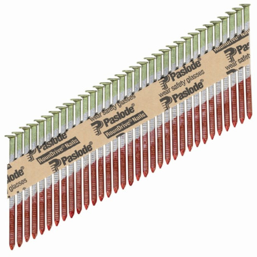 Paslode RounDrive 3-1/2 in. 18 Ga. Angled Strip Hot-Dip Galvanized Framing Nails 30 deg 2,000 pk