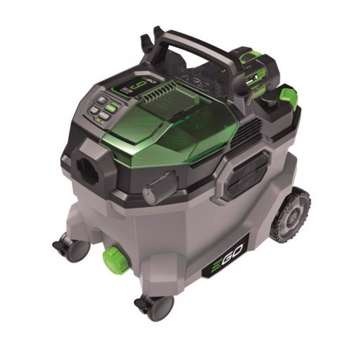 EGO Power+ WDV0904 9 gal Cordless Wet/Dry Vacuum Kit (Battery & Charger) 56 V W/ 5.0AH BATTERY