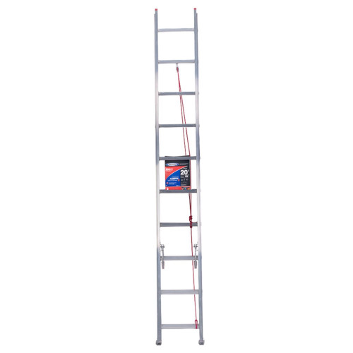 Werner 20 ft. H Aluminum Extension Ladder Type III 200 lb. capacity