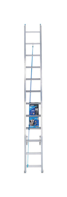 Werner 24 ft. H Aluminum Extension Ladder Type I 250 lb. capacity