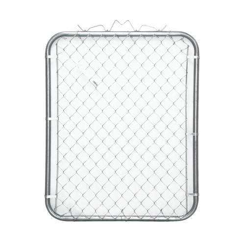 Midwest Air 46 in. H X 35 in. L Galvanized Steel Chain Link Walk Gate Silver
