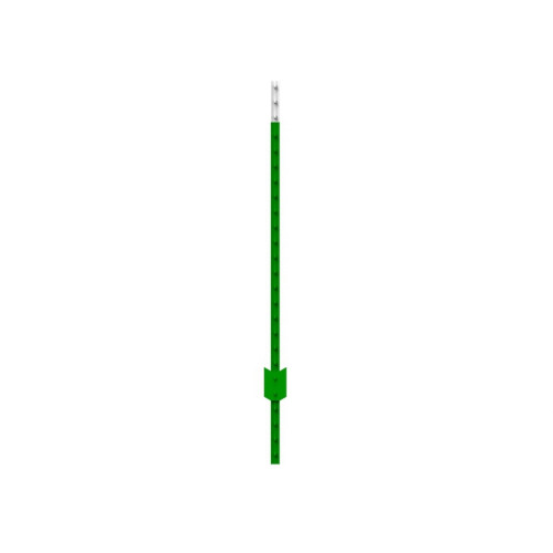 American Posts 1.38 in. H X 1.63 in. W X 6 ft. L Enamel-Coated Green Steel Studded T-Post