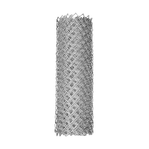 YardGard 72 in. H X 50 ft. L Galvanized Steel Chain Link Fence Silver
