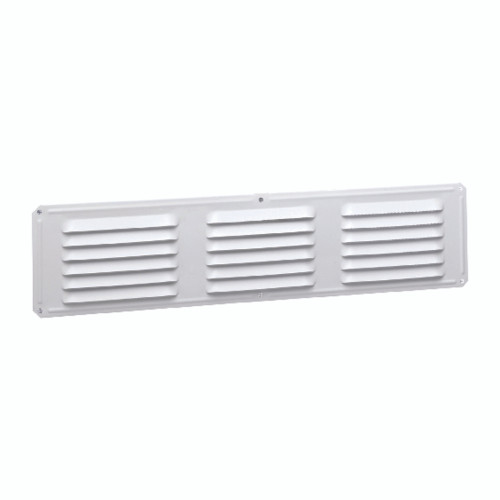 Air Vent 4 in. H X 16 in. L White Aluminum Undereave Vent
