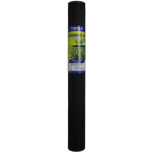 Tenax 3 ft. H X 15 ft. L Polyethylene Barrier Netting Black