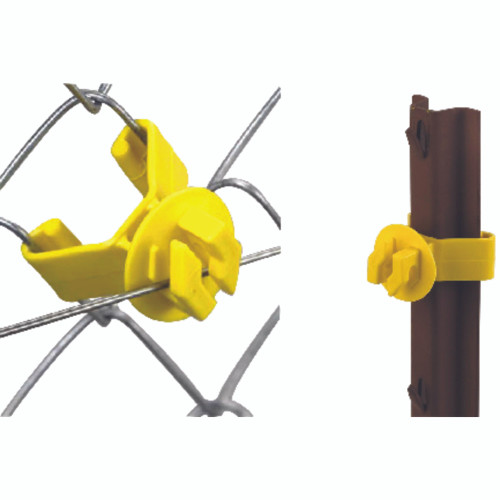 Dare Chain Link Fence Insulator Yellow