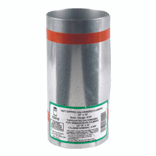 Amerimax 10 in. W X 10 ft. L Galvanized Steel Valley Flashing Silver