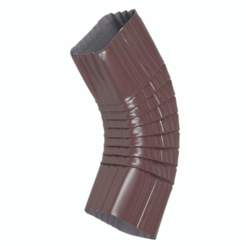 Amerimax 2 in. H X 3 in. W X 9 in. L Brown Aluminum B Downspout Elbow