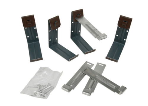 Amerimax 1.5 in. H X 4 in. W X 5 in. L Brown Aluminum K Fascia Bracket
