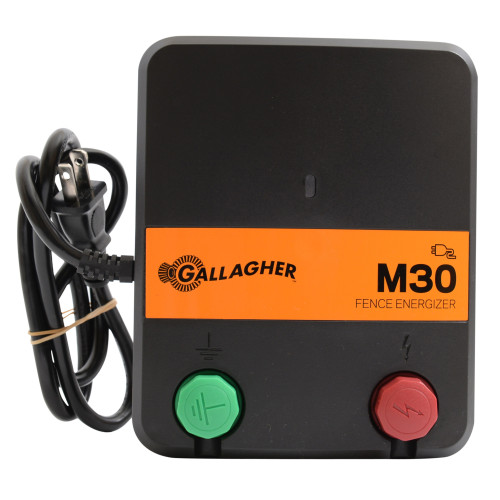 Gallagher M30 110 V Electric-Powered Fence Energizer 139392000 sq ft Black/Orange