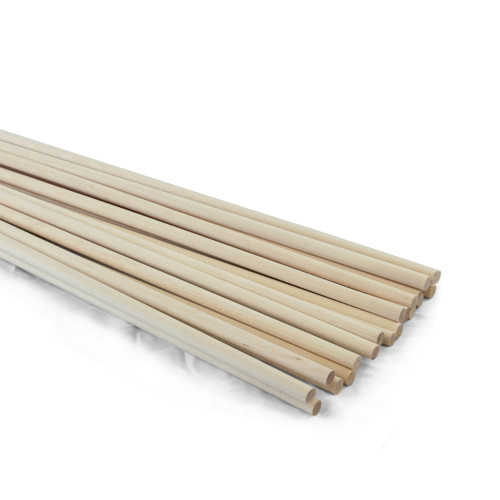 Midwest Products 3/8 in. X 3/8 in. W X 36 ft. L Birch Dowel #2/BTR Premium Grade