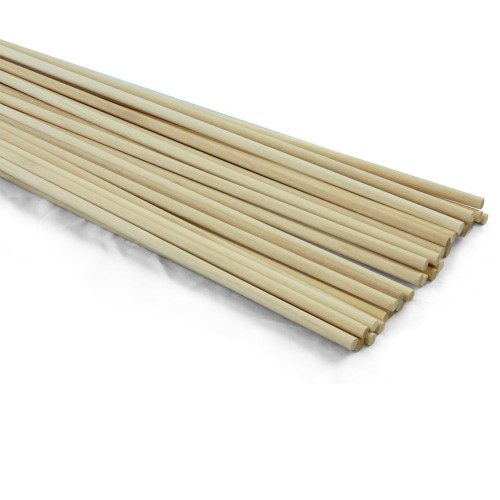 Midwest Products 1/4 in. X 1/4 in. W X 36 ft. L Birch Dowel #2/BTR Premium Grade