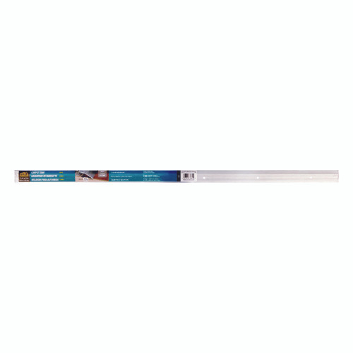 M-D 0.3 in. H X 36 in. L Prefinished Silver Aluminum Carpet Trim