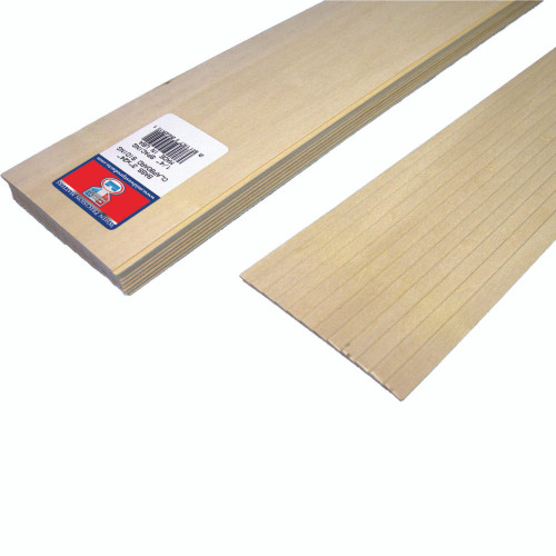 Midwest Products 1/4 in. X 1/4 in. W X 24 ft. L Basswood Clapboard #2/BTR Premium Grade