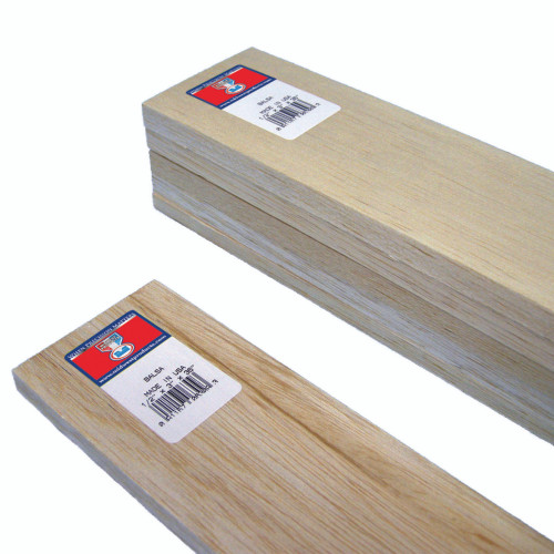 Midwest Products 1/2 in. X 3 in. W X 36 ft. L Balsawood Sheet #2/BTR Premium Grade