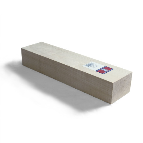 Midwest Products 2 in. X 3 in. W X 12 ft. L Basswood Block #2/BTR Premium Grade