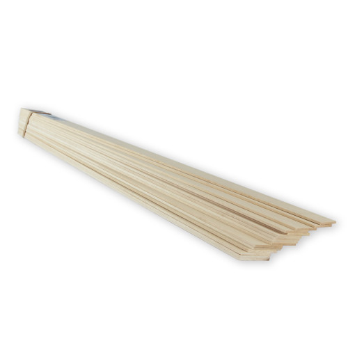 Midwest Products 1/8 in. X 2 in. W X 24 ft. L Basswood Sheet #2/BTR Premium Grade