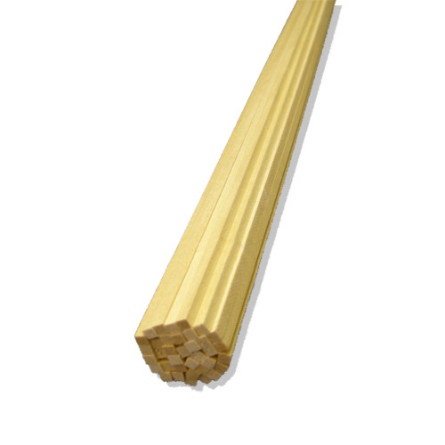 Midwest Products 5/32 in. X 5/32 in. W X 24 ft. L Basswood Strip #2/BTR Premium Grade