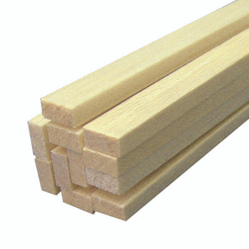 Midwest Products 1/4 in. X 1/2 in. W X 36 ft. L Balsawood Strip #2/BTR Premium Grade